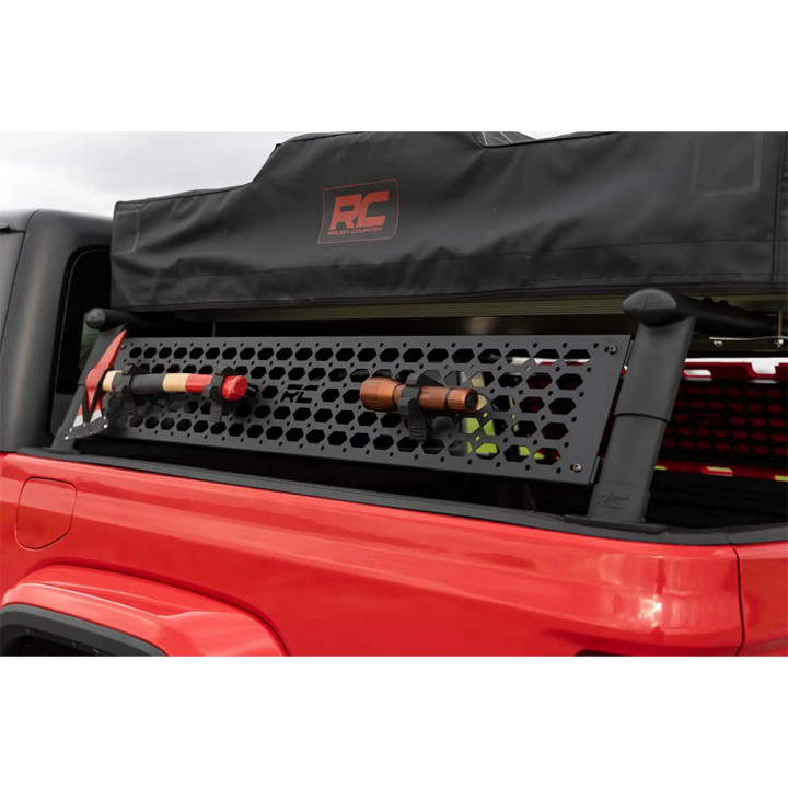Bed Rack System with Molle Panel, Rough Country, Jeep Gladiator 2020 - Present - EDK.ro