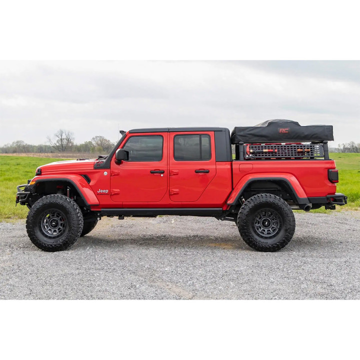 Bed Rack System with Molle Panel, Rough Country, Jeep Gladiator 2020 - Present - EDK.ro