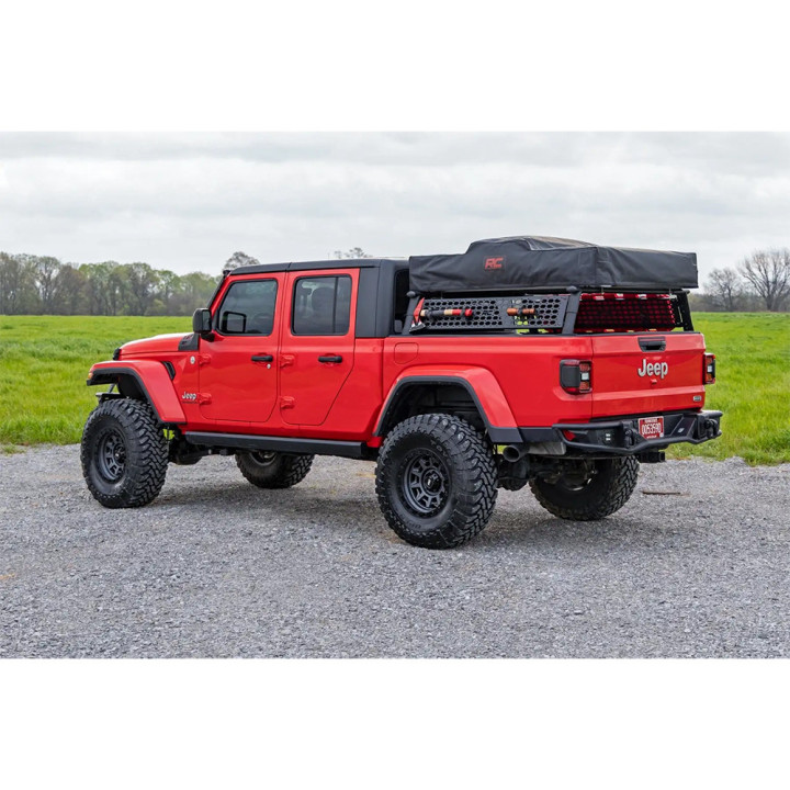 Bed Rack System with Molle Panel, Rough Country, Jeep Gladiator 2020 - Present - EDK.ro