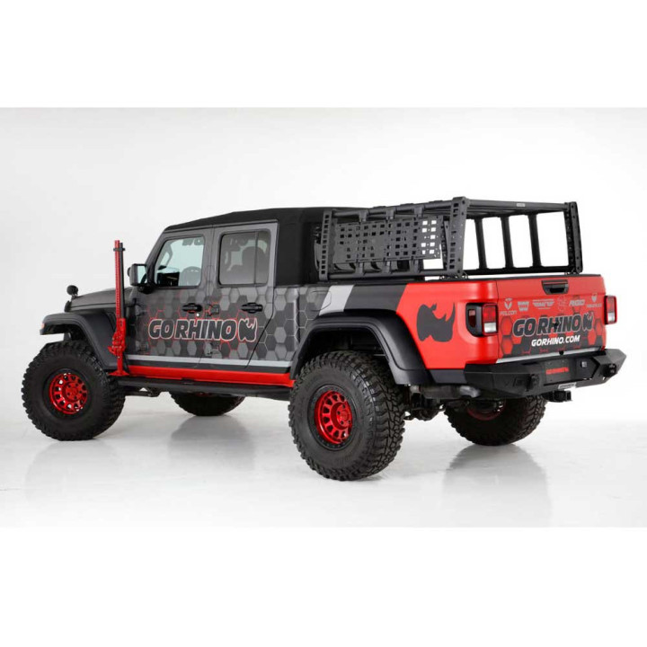 Portbagaj Metalic Pentru Benă, Go Rhino Bed Rack, Jeep Gladiator 2020 - Prezent - EDK.ro