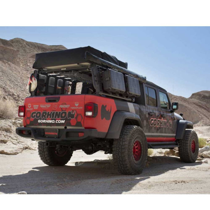 Portbagaj Metalic Pentru Benă, Go Rhino Bed Rack, Jeep Gladiator 2020 - Prezent - EDK.ro