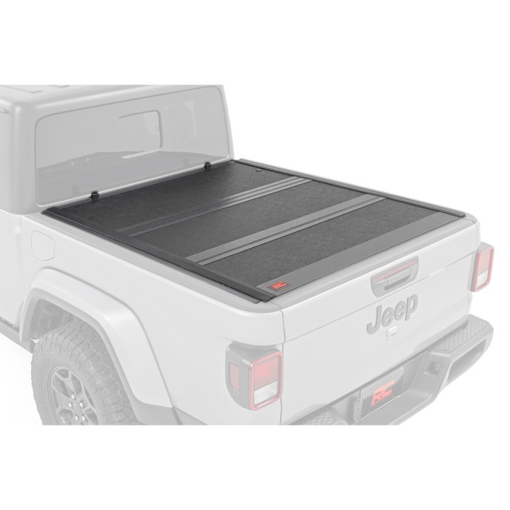 Lid Tonneau Bed Cover, Rough Country Tri-Fold, Chevrolet Colorado / GMC Canyon Bed Length 5.0 Feet 2014 - 2094 - EDK.ro