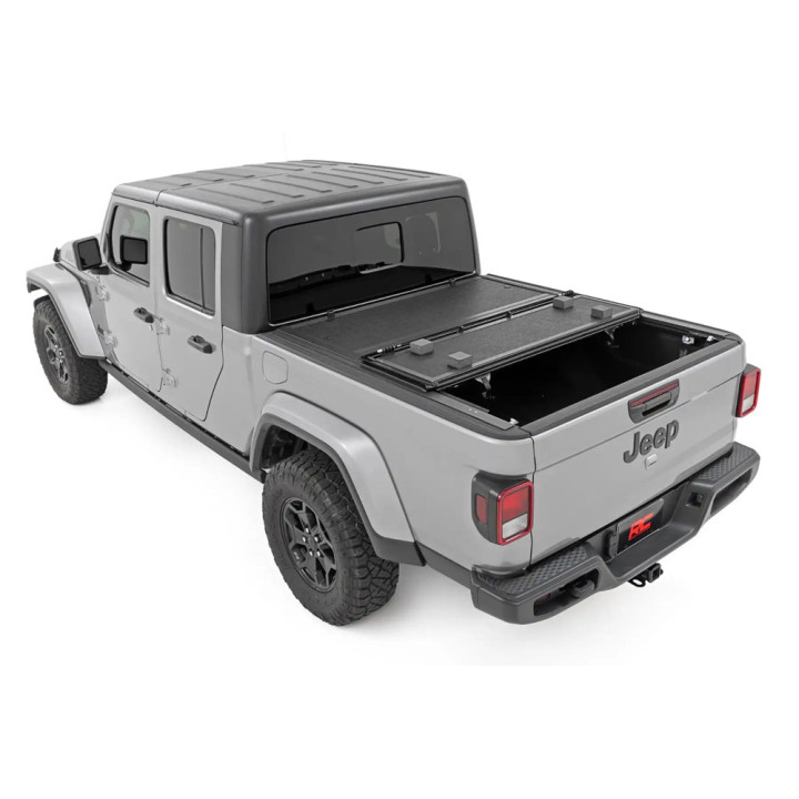 Lid Tonneau Bed Cover, Rough Country Tri-Fold, Chevrolet Colorado / GMC Canyon Bed Length 5.0 Feet 2014 - 2094 - EDK.ro