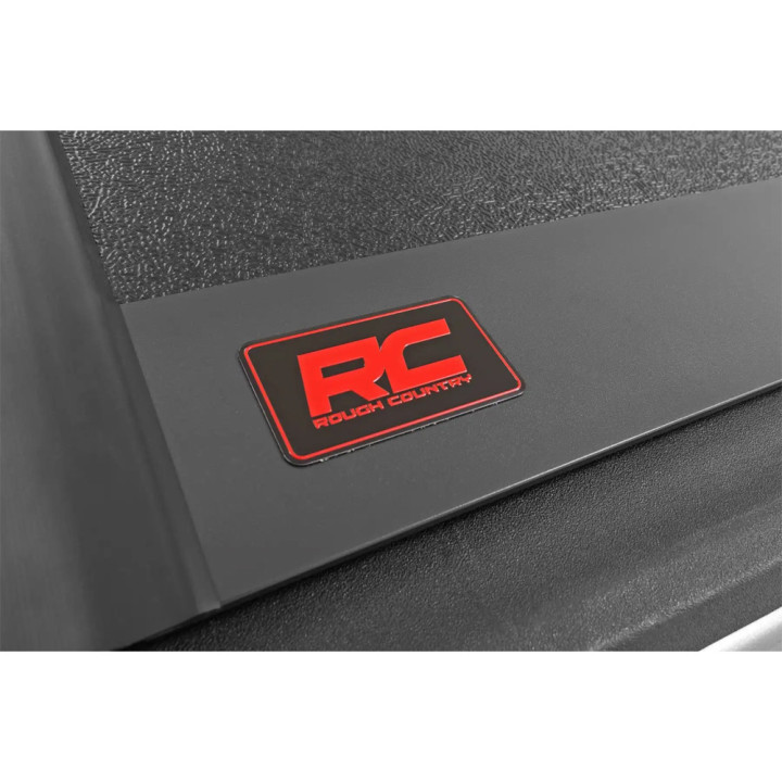 Lid Tonneau Bed Cover, Rough Country Tri-Fold, Jeep Gladiator Bed Length 5.0 Feet 2019 - Present - EDK.ro