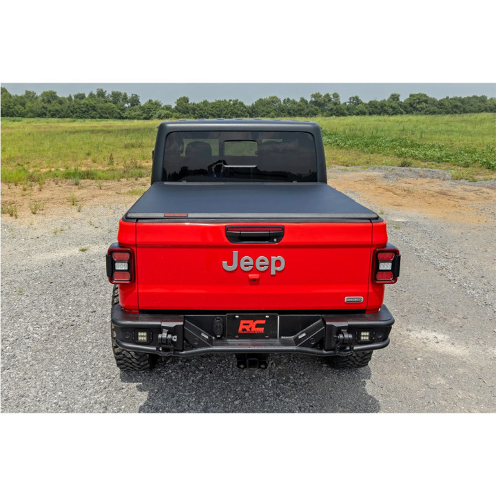 Soft Top Tonneau Bed Cover, Rough Country Tri-Fold, Chevrolet Colorado / GMC Canyon Bed Length 5.0 Feet 2014 - Present - EDK.ro