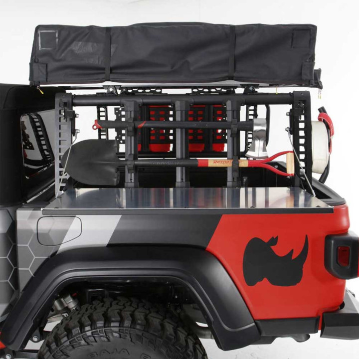 Gear Table for Bed Rack, Go Rhino Overland Xtreme, Jeep Gladiator 2020 - Present - EDK.ro