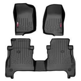 Front and Rear Floor Mats, Rough Country, Jeep Gladiator 2020 - Present - EDK.ro