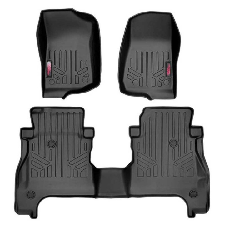 Front and Rear Floor Mats, Rough Country, Jeep Gladiator 2020 - Present - EDK.ro