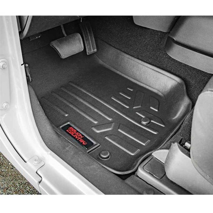 Front and Rear Floor Mats, Rough Country, Jeep Gladiator 2020 - Present - EDK.ro