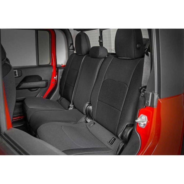 Seat Cover Set Neoprene Black, Rough Country, Jeep Gladiator 2020 - Present - EDK.ro