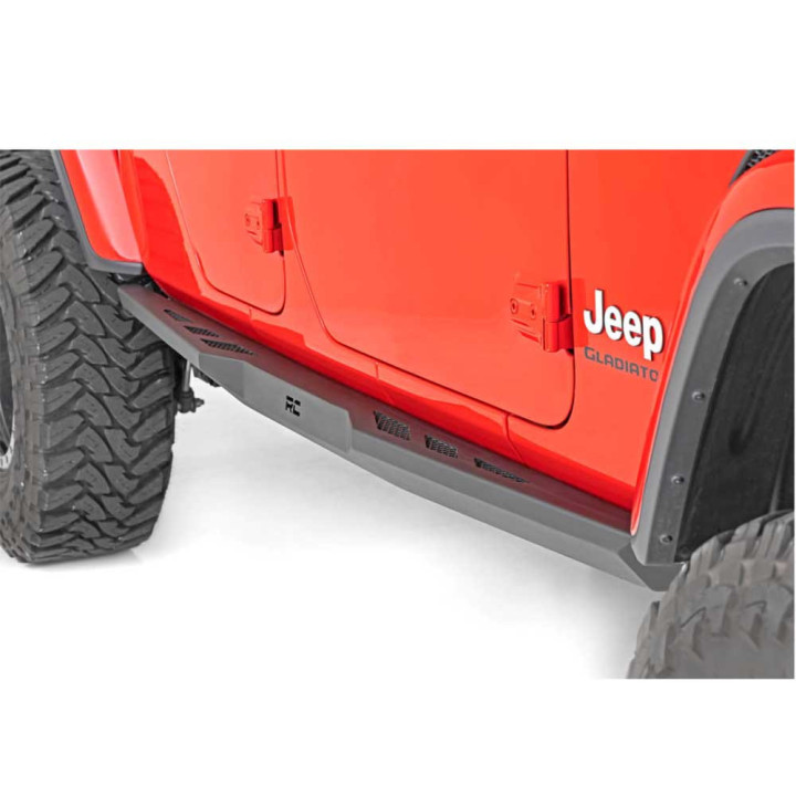 Side Steps, Rough Country Rock Sliders, Jeep Gladiator 2020 - Present - EDK.ro