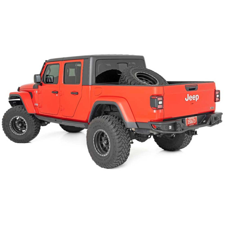 Side Steps, Rough Country Rock Sliders, Jeep Gladiator 2020 - Present - EDK.ro