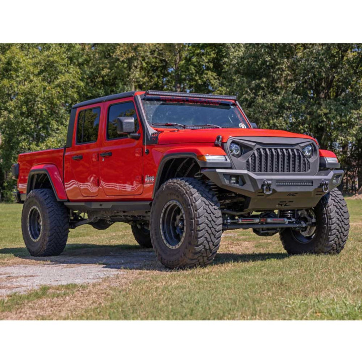 Side Steps, Rough Country Rock Sliders, Jeep Gladiator 2020 - Present - EDK.ro