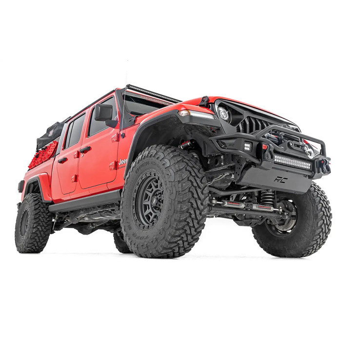 Electric Side Steps, Rough Country Power Boards, Jeep Gladiator 2020 - Present - EDK.ro