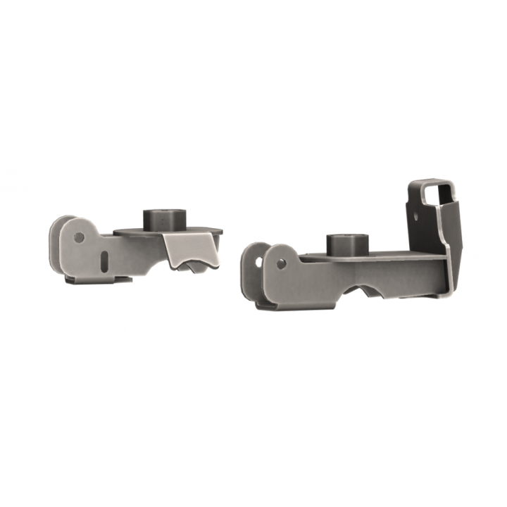 Upper Control Arm Brackets, Coil Buckets, & Track Bar Axle Bracket Set, Barnes 4WD, Jeep Gladiator 2020 - Present - EDK.ro