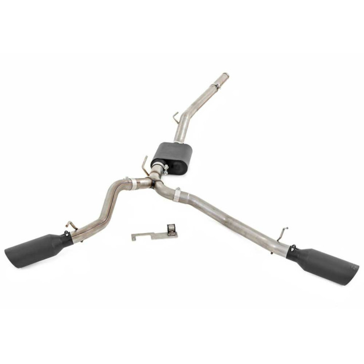 Sistem de Evacuare Dublu, Rough Country Cat Back, Jeep Gladiator 2020 - Prezent - EDK.ro