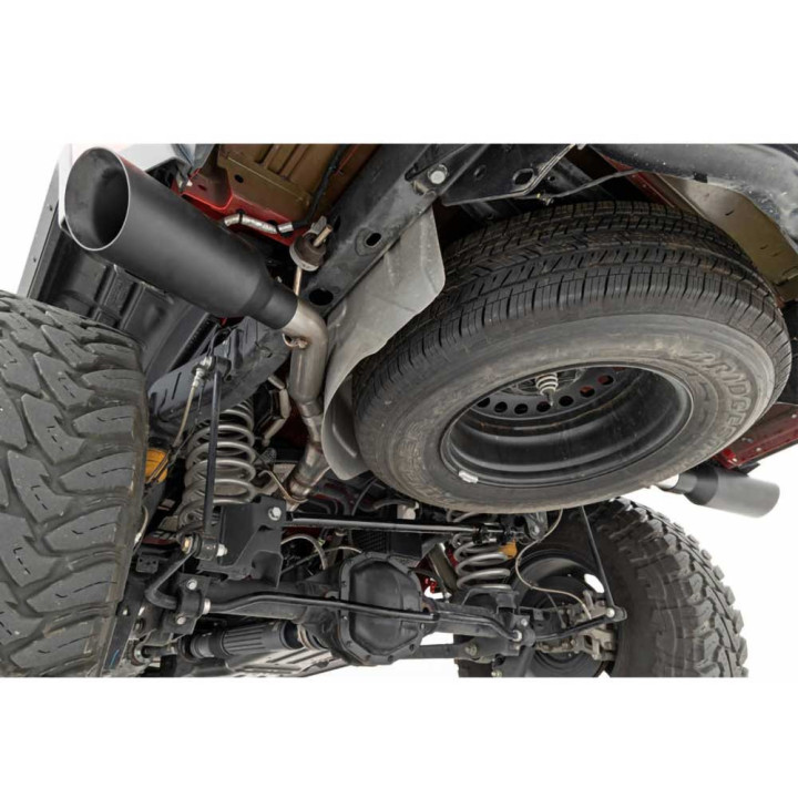 Dual Exhaust System, Rough Country Cat Back, Jeep Gladiator 2020 - Present - EDK.ro