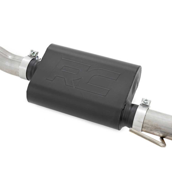 Dual Exhaust System, Rough Country Cat Back, Jeep Gladiator 2020 - Present - EDK.ro