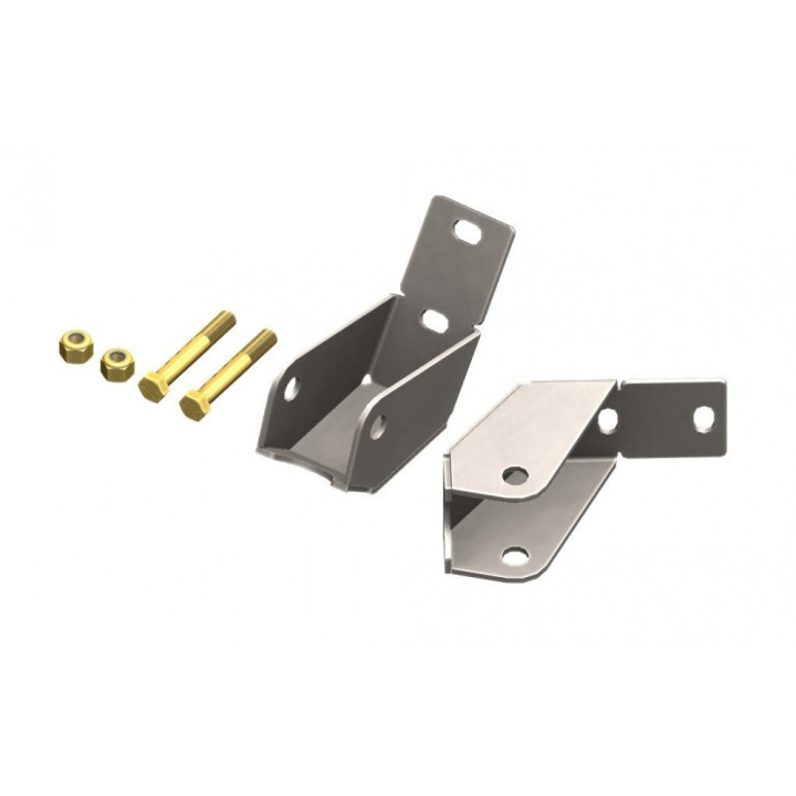 Rear Lower Control Arm Axle Bracket Skids, Barnes 4WD, Jeep Gladiator 2020 - Present - EDK.ro