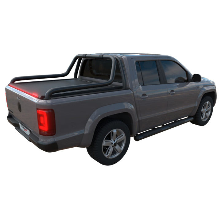 Spring Assisted Roll Top Tonneau Bed Cover, Tessera 4x4 Roll+, Volkswagen Amarok Canyon 2010 - 2022 - EDK.ro