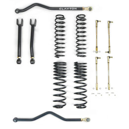 Set Suspensie Ride Right+, Clayton Off Road Diesel Lift 2.5 Inch, Jeep Gladiator 2020 - Prezent - EDK.ro