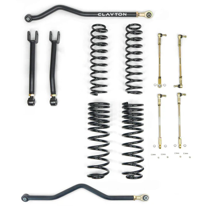 Suspension Lift Kit Ride Right+, Clayton Off Road Diesel Lift 2.5 Inch, Jeep Gladiator 2020 - Present - EDK.ro