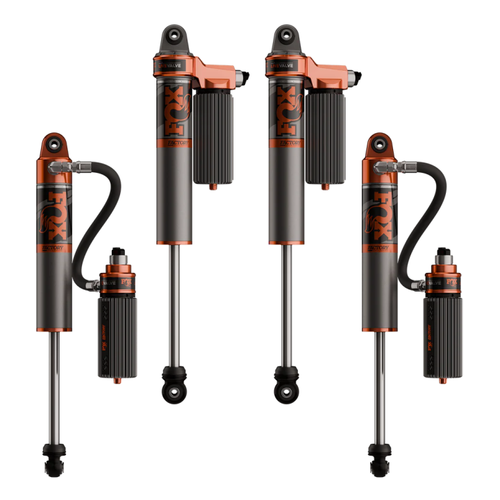 Set Amortizoare, FOX Factory Race 3.0 Live Valve Rezervor Lift 3.5-4.5 Inch, Jeep Gladiator 2020 - Prezent - EDK.ro