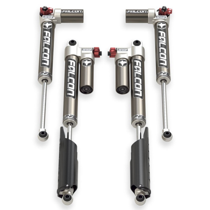 Set Amortizoare, TeraFlex Falcon Series SP2 3.3 Fast Adjust Piggyback Lift 3.5-4.5 Inch, Jeep Gladiator 2020 - Prezent - EDK.ro