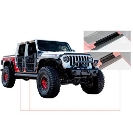 Set Praguri/panouri Laterale, Bushwacker Rocker, Jeep Gladiator 2020 - Prezent - EDK.ro