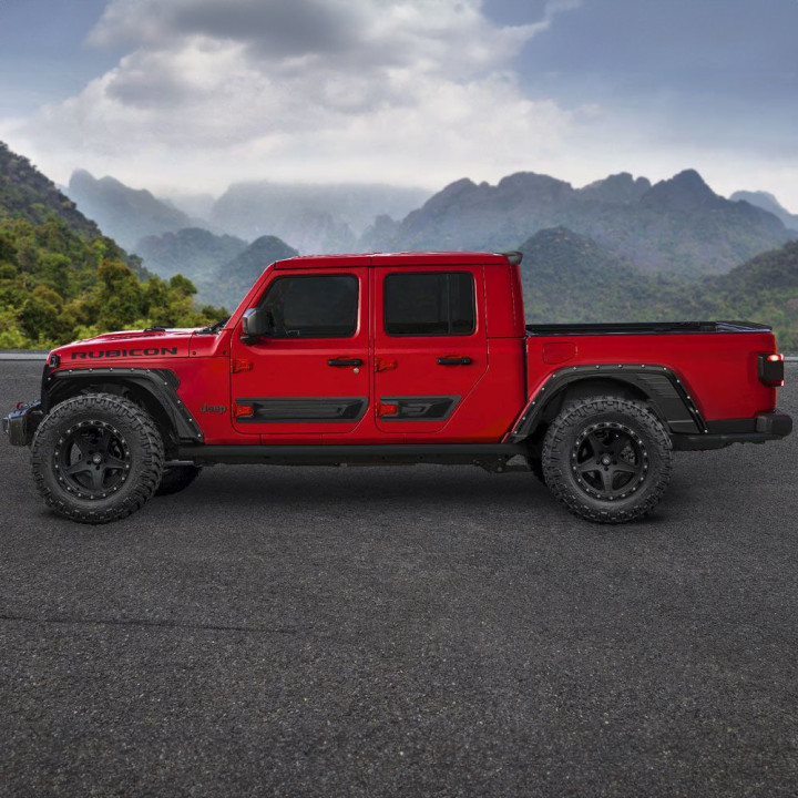Inner Fender Liners Set, Air Design, Jeep Gladiator 2020 - Present - EDK.ro