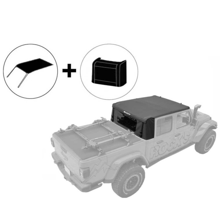 Acoperiș Complet Moale, Suntop, Jeep Gladiator 2020 - Prezent - EDK.ro