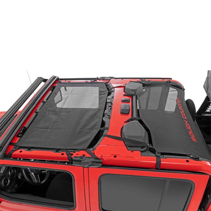 Soft Top Mesh Bikini, Rough Country Top Plus, Jeep Gladiator 2020 - Present - EDK.ro