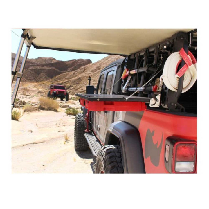 Kit Universal cu Mâner pentru Suportul de Benă, Go Rhino Overland Xtreme, Jeep Gladiator 2020 - Prezent - EDK.ro