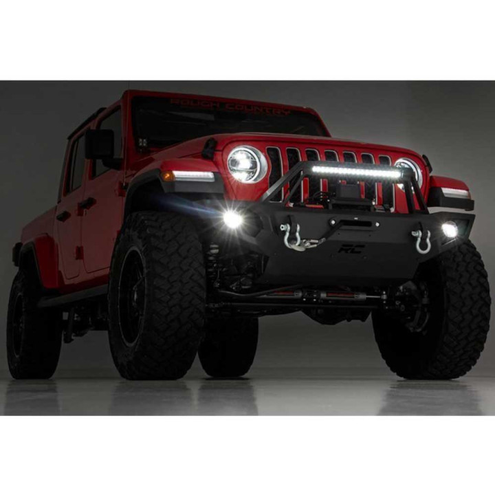 Off-Road Bullbar, Rough Country, Jeep Gladiator / Wrangler 2007 - Present - EDK.ro