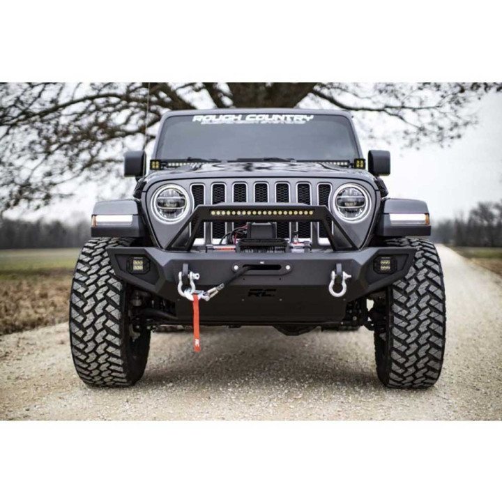 Off-Road Bullbar, Rough Country, Jeep Gladiator / Wrangler 2007 - Present - EDK.ro