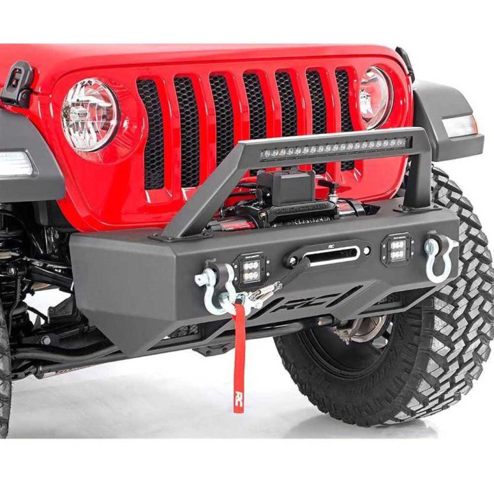 Off-Road Bullbar, Rough Country, Jeep Gladiator / Wrangler 2007 - Present - EDK.ro