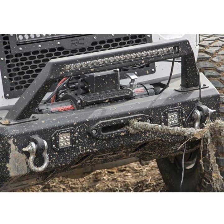 Off-Road Bullbar, Rough Country, Jeep Gladiator / Wrangler 2007 - Present - EDK.ro