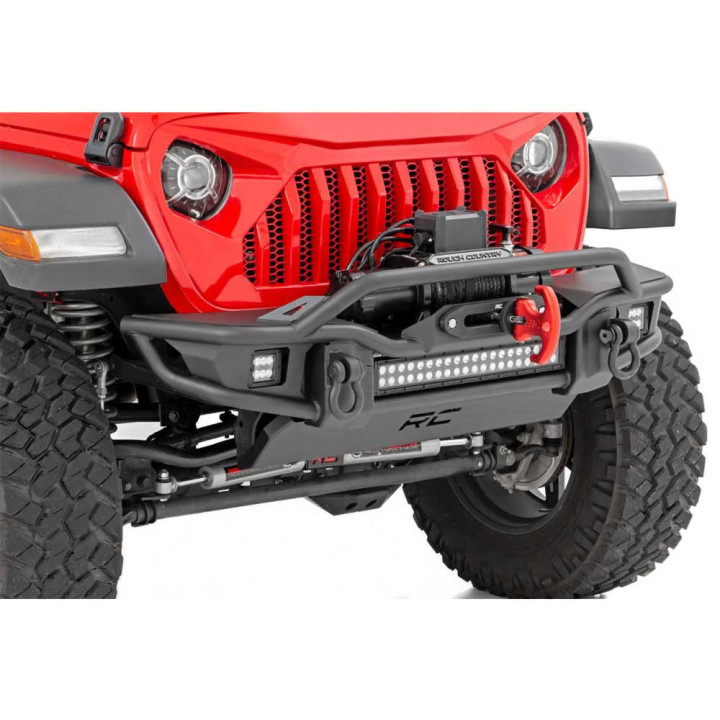 Bullbar Off-Road, Rough Country cu Lumini LED, Jeep Gladiator / Wrangler 2007 - Prezent - EDK.ro