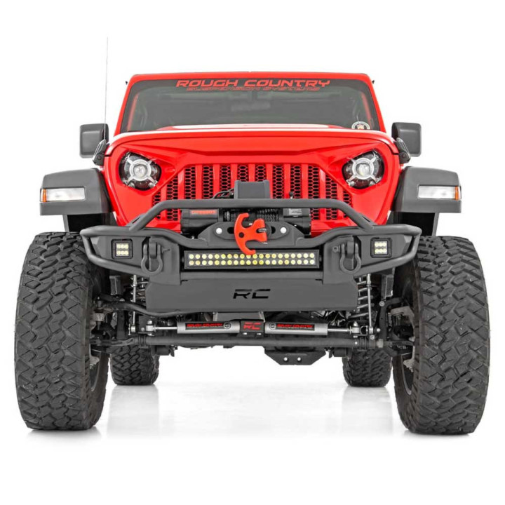 Bullbar Off-Road, Rough Country cu Lumini LED, Jeep Gladiator / Wrangler 2007 - Prezent - EDK.ro