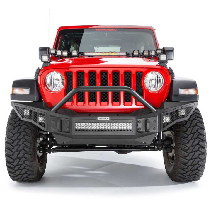 Bullbar Off-Road, Go Rhino Rockline, Jeep Gladiator / Wrangler 2007 - Prezent - EDK.ro