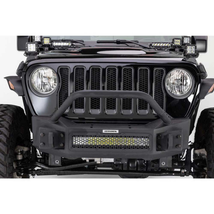 Bullbar Off-Road, Go Rhino Rockline, Jeep Gladiator / Wrangler 2007 - Prezent - EDK.ro