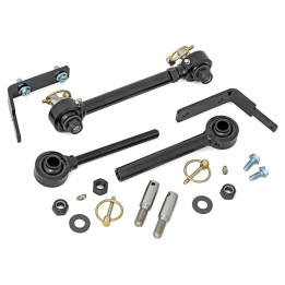 Front Quick Disconnect Sway Bar Links, Rough Country Lift 3.5-6 Inch, Jeep Gladiator / Wrangler 2007 - Present - EDK.ro