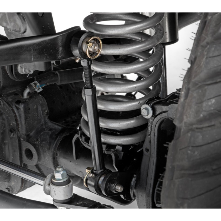 Front Quick Disconnect Sway Bar Links, Rough Country Lift 3.5-6 Inch, Jeep Gladiator / Wrangler 2007 - Present - EDK.ro