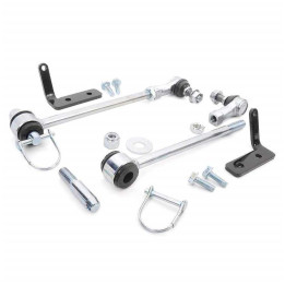 Front Quick Disconnect Sway Bar Links, Rough Country Lift 3.5-6 Inch, Jeep Gladiator 2020 - Present, Jeep Wrangler 2007 - Presen