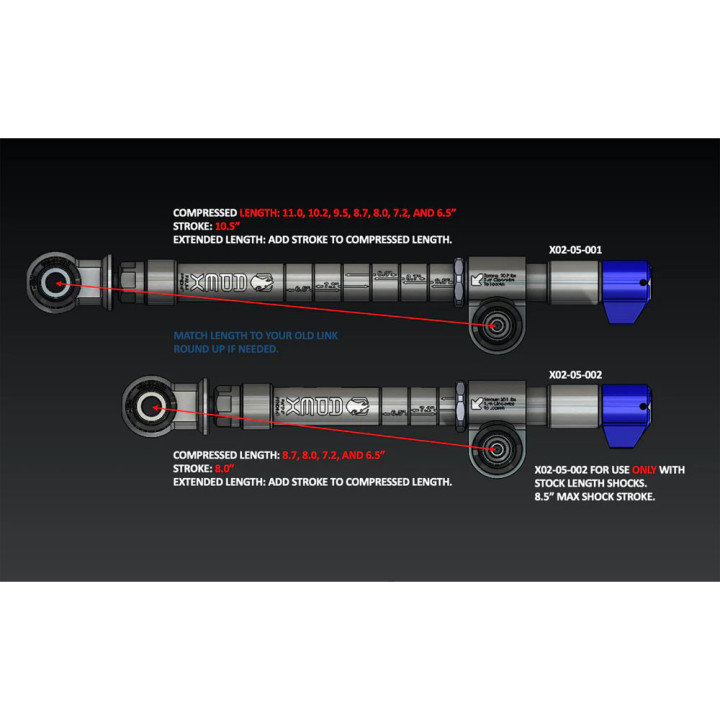 Sway Bar Links, Apex AutoLynx Lift 0-2 Inch, Jeep Gladiator / Wrangler 2007 - Present - EDK.ro