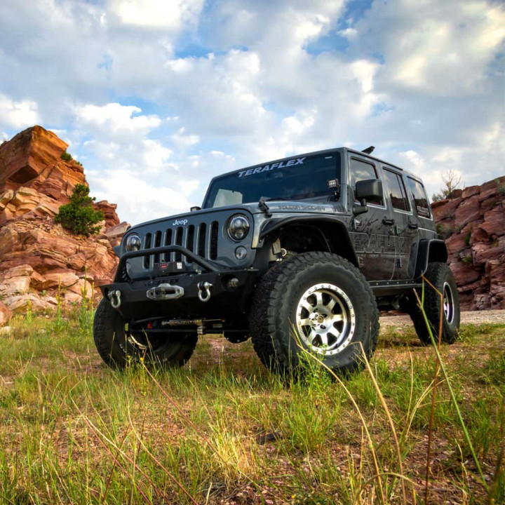 Tijă Stabilizatoare de Direcție Reglabilă 1-5/8 Inch, TeraFlex Falcon Nexus EF 2.2, Jeep Gladiator 2020 - Present, Jeep Wrangler