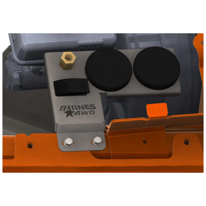 ARB Twin Compressor Mounting Bracket, Barnes 4WD, Jeep Gladiator 2020 - Present, Jeep Wrangler 2018 - Present - EDK.ro