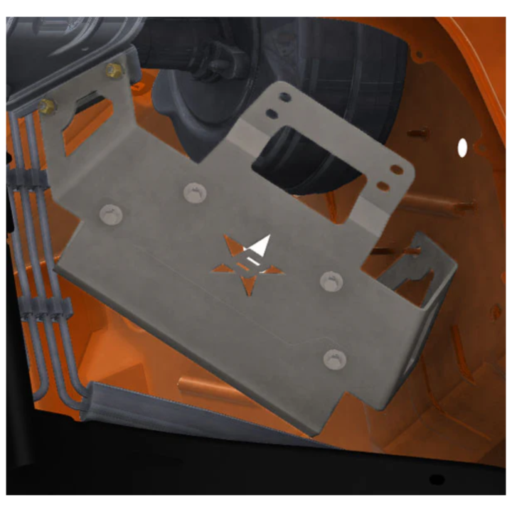 ARB Twin Compressor Mounting Bracket, Barnes 4WD, Jeep Gladiator 2020 - Present, Jeep Wrangler 2018 - Present - EDK.ro