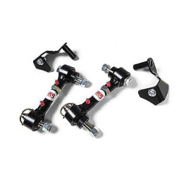 Front Disconnect Sway Bar Links with Retention Brackets, JKS Lift 0-2 Inch, Jeep Gladiator 2020 - Present, Jeep Wrangler 2018 - 