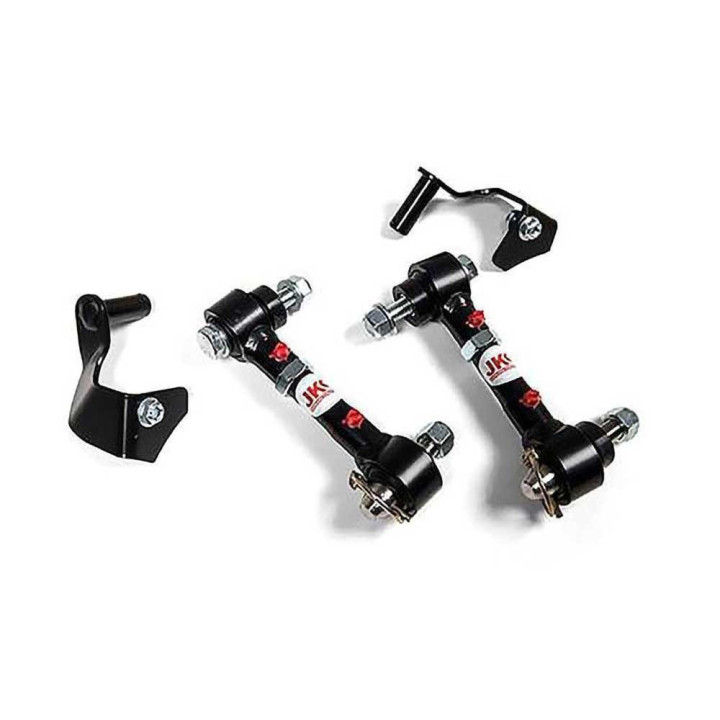 Front Disconnect Sway Bar Links with Retention Brackets, JKS Lift 0-2 Inch, Jeep Gladiator 2020 - Present, Jeep Wrangler 2018 - 